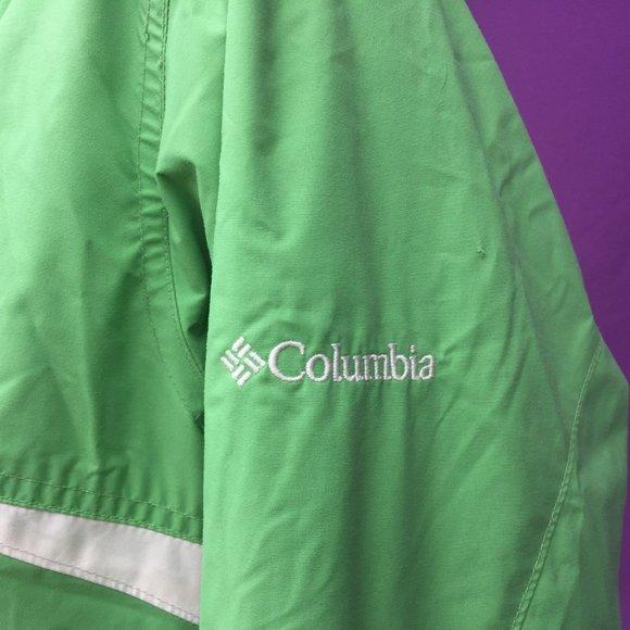 COLUMBIA women's  3-in-1 hooded interchange green omni shield  jacket size--L - Picture 3 of 7